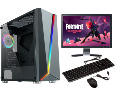 FCS ULTRASCHNELLER i3 i5 i7 Desktop Gaming Computer PC 2TB 16GB RAM GTX 1050Ti Win10
