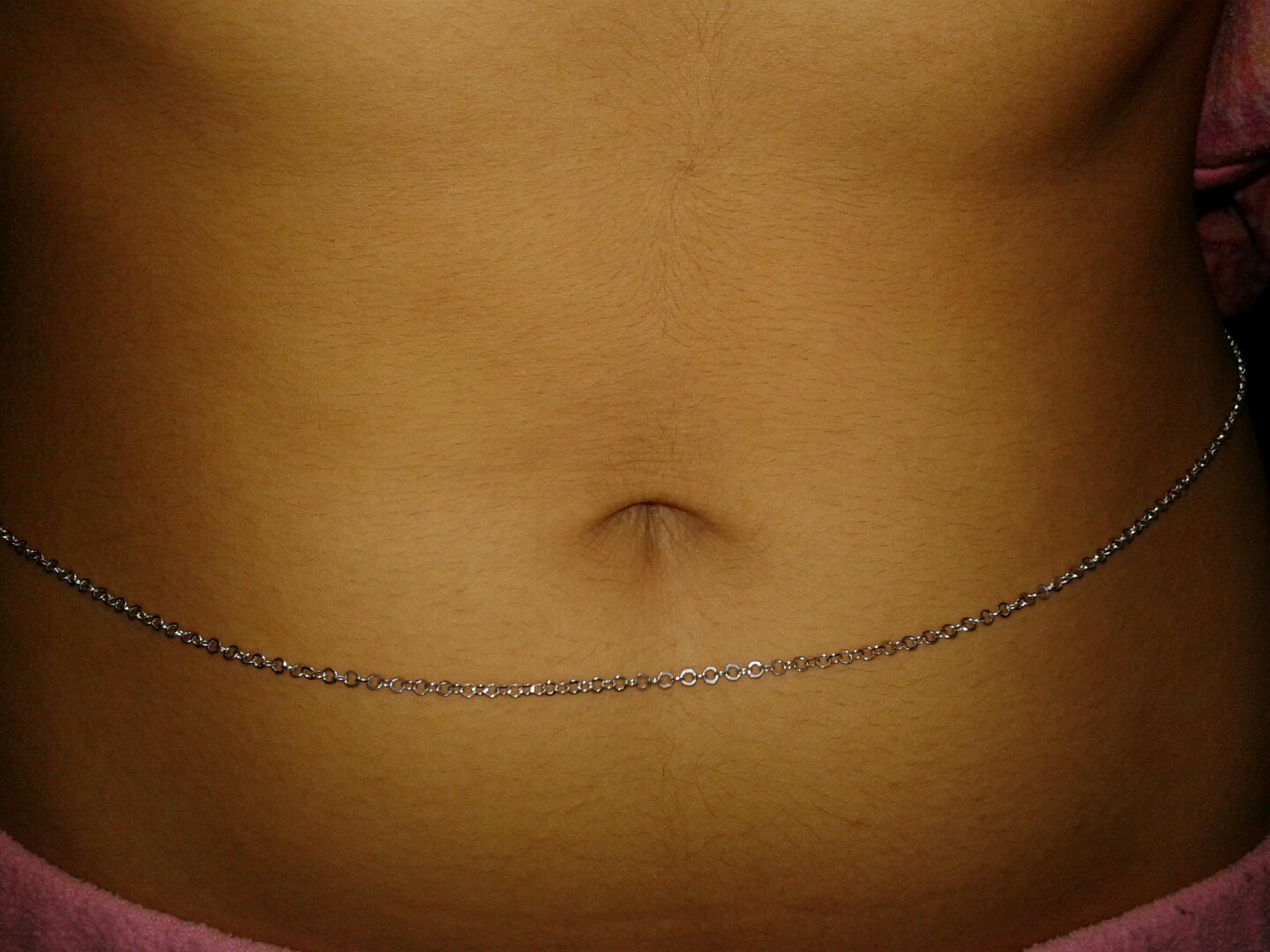 925 Silver Adjustable Navel Belly Dance Belt 90 Cm