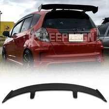 For Honda Jazz Fit Hatchback 52 Rear Roof Trunk Rear Wing Spoiler Matte Black