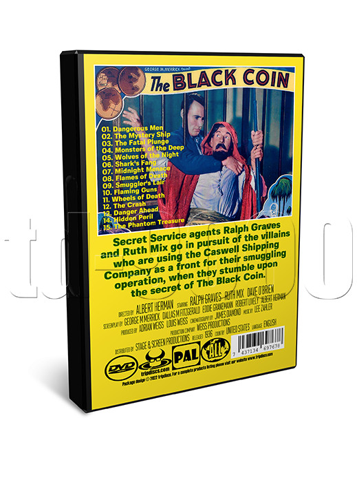 The Black Coin (1936) 15 Chapter Independent Movie Serial Cliffhanger (2 x DVD)