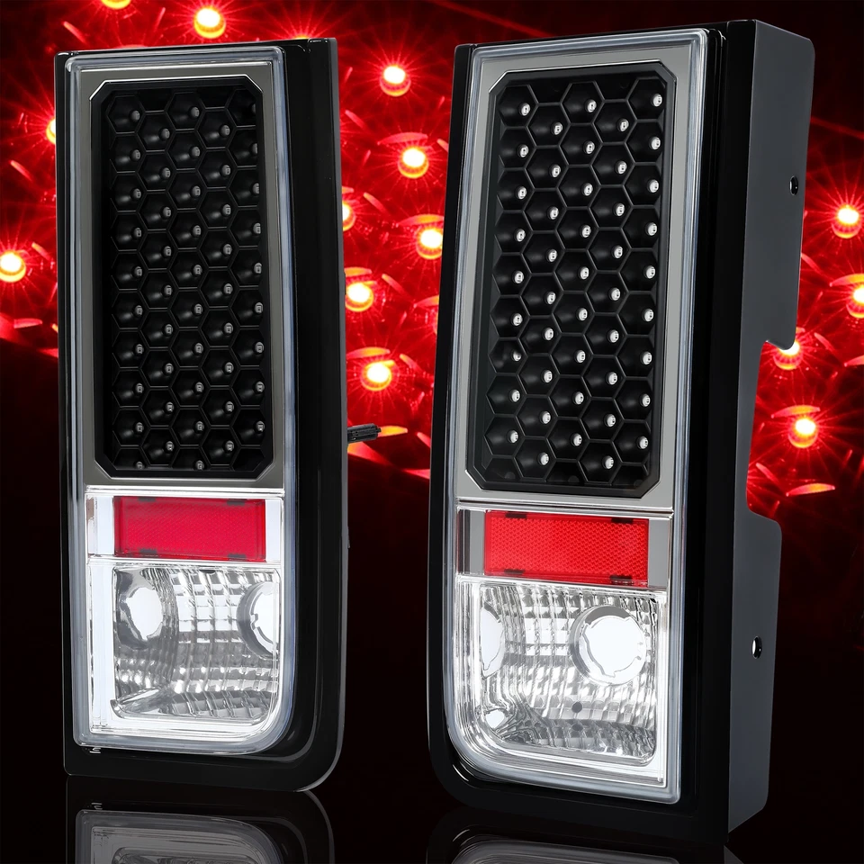 Par de luces traseras LED rojas para 2003 2004 2005 2006 2007 2008 2009 Hummer H2 Foto 2 de 4