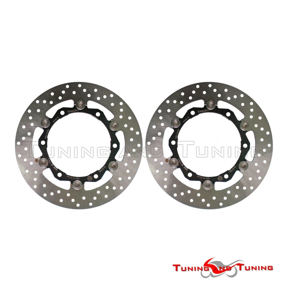 Disques de frein avant BREMBO S. ORO POUR YAMAHA T-MAX 500 2008>2011(78B40818) - Photo 1/1