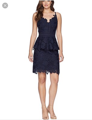 ted baker lace peplum dress