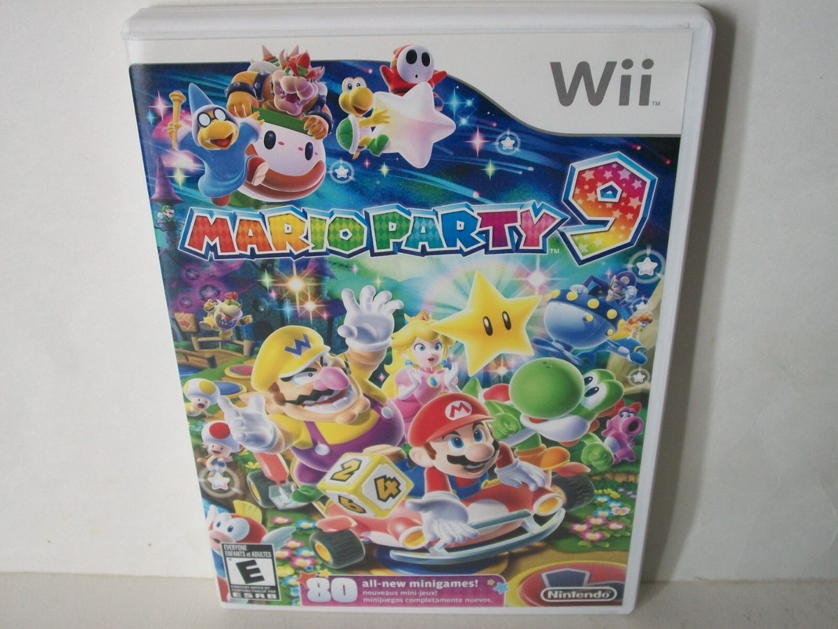 Mario Party 9 (Nintendo Wii) Disc Case Board Game Family