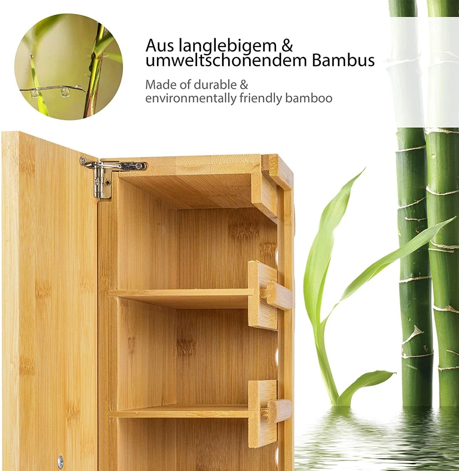 ONVAYA® Teebox aus Holz | Teekiste mit 6 Fächern | für ca. 200 Teebeutel - Bild 4 von 4