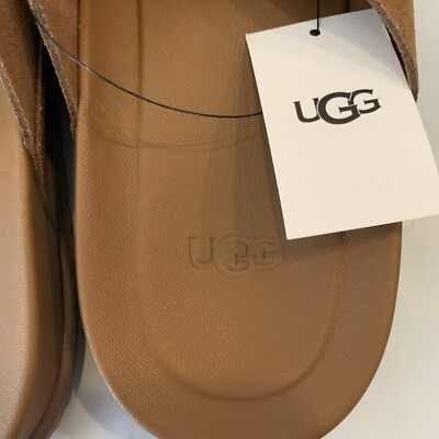 UGG Wainscott Slide Mens Size 10 Casual Sandal Chestnut  display picture 1