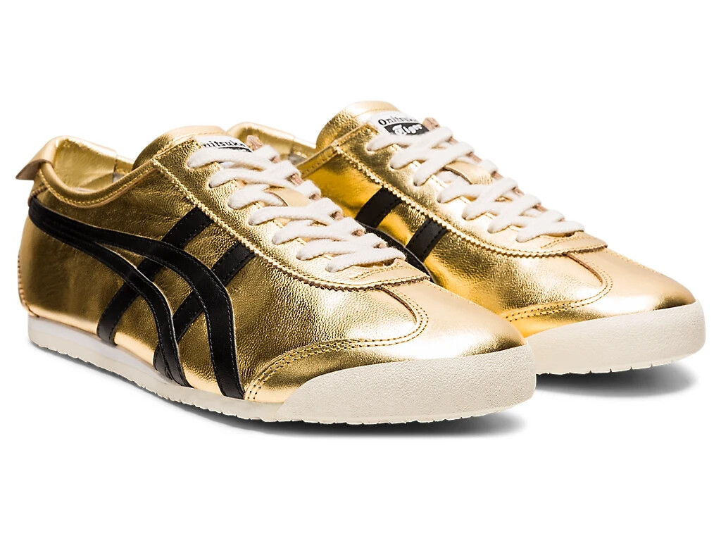 レア　Onitsuka Tiger MEXICO 66 ゴールドスニーカー ASK availability first)Onitsuka Tiger MEXICO 66 PURE GOLD/BLACK