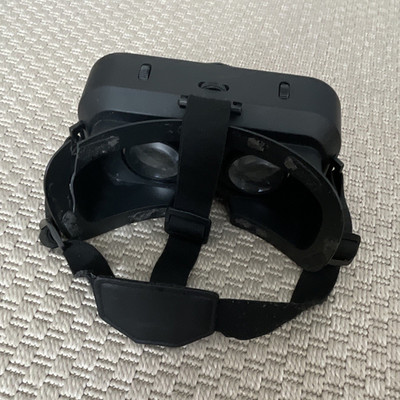 SHINECON Smartphone VR Headset Virtual Reality Brille, Schwarz, Kunststoff