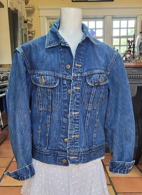 Vintage 1970s Lee 101-J Riders Denim Jacket - Made in USA - Medium