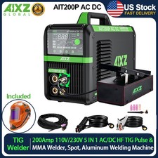 True 200a 5in1 Tig Welder Ac Dc Aluminum Pulse Spot Arc Welding Machine 110230v True 200a 5in1 Tig Welder Ac Dc Aluminum Pulse Spot Arc Welding Machine 110230v