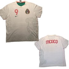 Vintage L / Nike Mexico Shirt #9 Carlos Vela Jersey Train National Team Trikot 