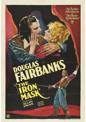 THE IRON MASK, DOUGLAS FAIRBANKS, Repro Movie Poster, VINTAGE, HQ