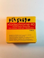 Pellicule Vintage Kodak Kodachrome 40 Sound Type A - Super 8 Sonore -  Scellé