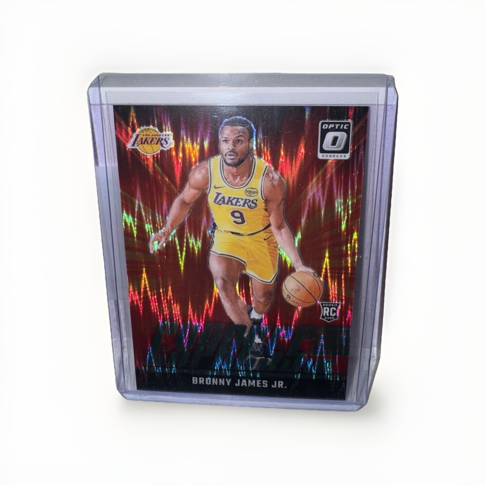 2024-25 Optic Bronny James Jr Express Lane Green /149 SP Los Angeles Lakers