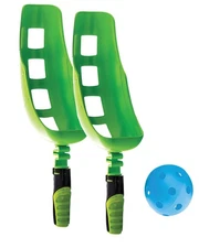 Franklin Sports Flip Toss Game Set with Scoops and Ball for Beach Picnic Fun