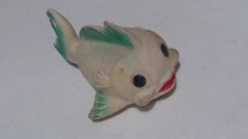 VINTAGE RUBBER FACE FISH SQUEAK TOY RUSHTON?