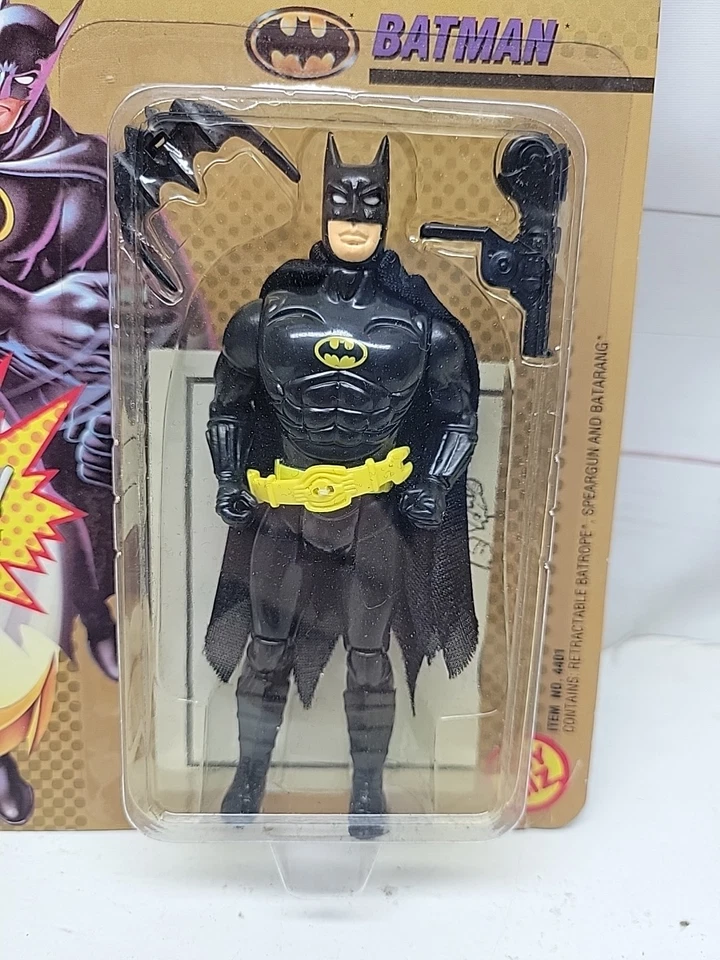 Figura de Batman Toy Biz 1989 con cuerda de murciélago Foto 4 de 4
