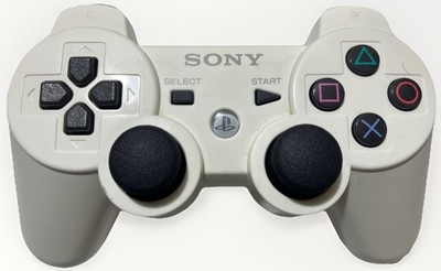 Sony PS3 DualShock 3 Wireless Controller   White OEM Original Tested