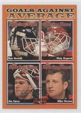 1996-97 Fleer Ron Hextall Chris Osgood Jim Carey Mike Vernon #144 HOF 0nx5