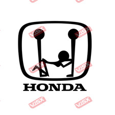 Honda Xxx Civic Accord CRV Car Decal Sticker Bumper Auto Vinyl Vehicle Graphic