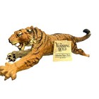 Vintage Safari Ltd Siberian Tiger 12" Vanishing Wild Attacking Leaping Pouncing