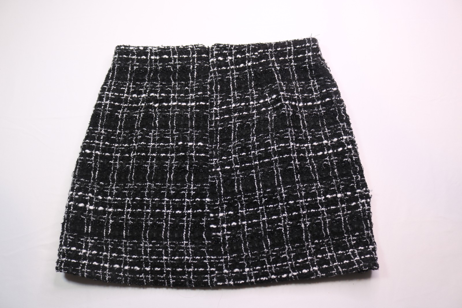 SHEIN Womens 100percent Polyester Mini SKIRT - Size M - Color Black & White image 4