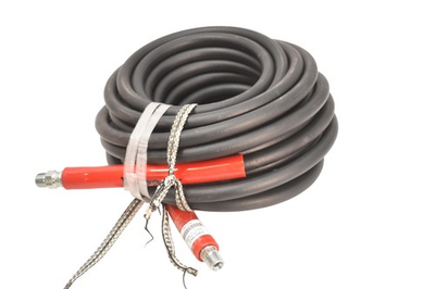 #ad Legacy Pressure Washer Hose 3 8quot; X 50#x27; 6000 PSI Black 8.925 184.0 2 Wire $139.99