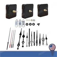 DIY Wall Clock Movement Mechanism Battery Operated Repair Replacement Parts