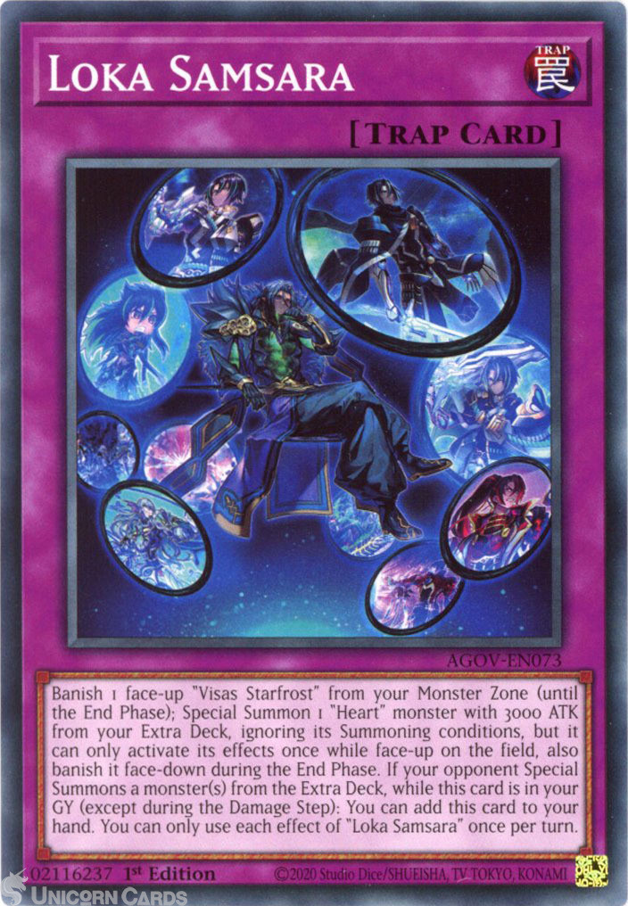 AGOV-EN073 Loka Samsara :: Common 1st Edition YuGiOh Card