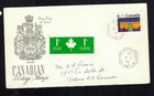 Canada #526, 1970 6¢ Christmas, Middlesex cachet FDC F/VF