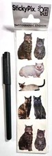 Paper House Cat Stickers Scrapbooking Card Making