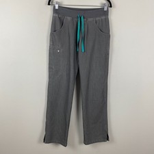 Figs Scrub Pants Kade Cargo Womens Size XS Gray