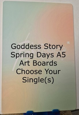 Goddess Story Crush Spring Days A5 Art Boards Singles Waifu Anime