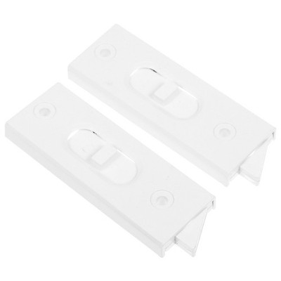 1Pair Replacement Window Latch Locks White Plastic for Versatile Window Supplies