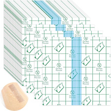 50 Pieces Transparent Stretch Adhesive Bandage Large Waterproof Transparent Film