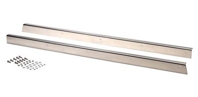 Kentrol 30413 Polished Rocker Guards Pair for 55-83 Jeep CJ5