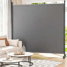 6FT Extra Thick Single Panel Room Divider Heavy Duty Privacy Partition Screen
