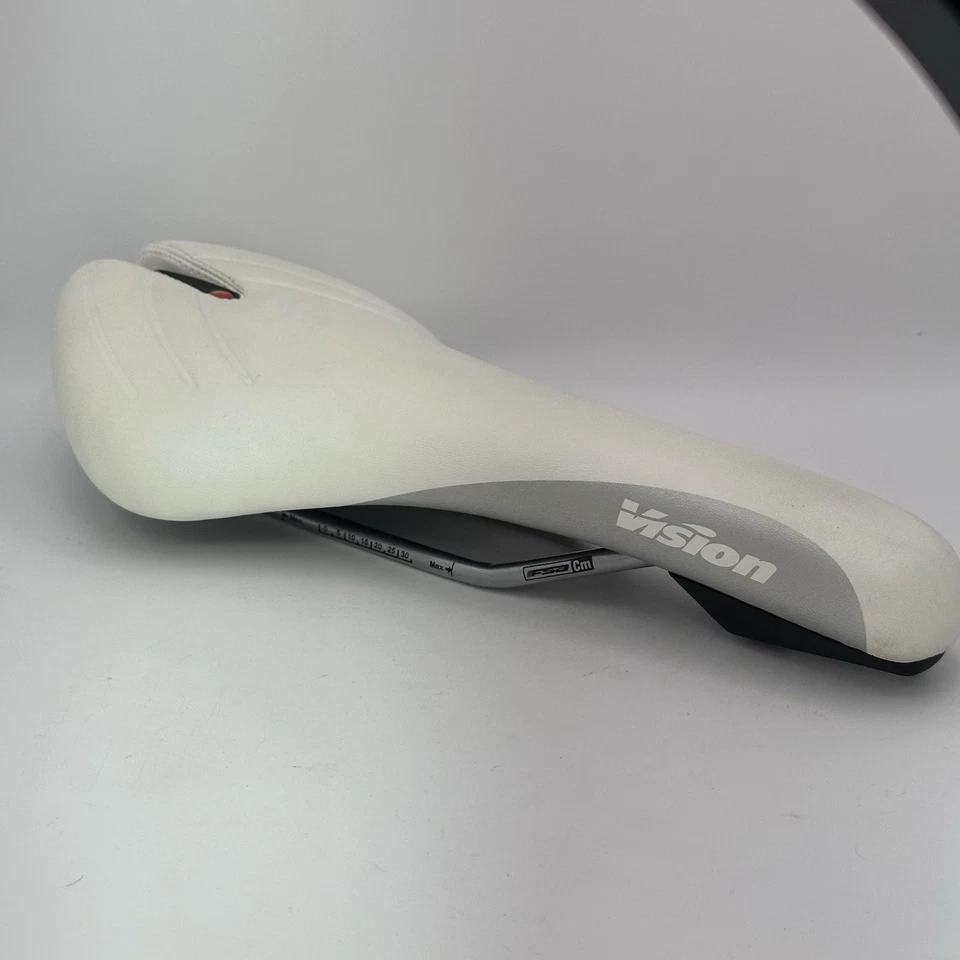 Sillín de triatlón Vision FSA Aero Max carril cm blanco gris TT 303g 2 Foto 2 de 4