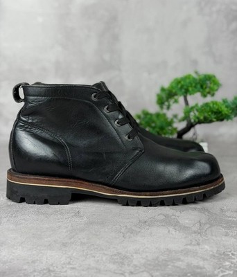 Chippewa schwarz Leder Derby Monkey Stiefel US 10,5