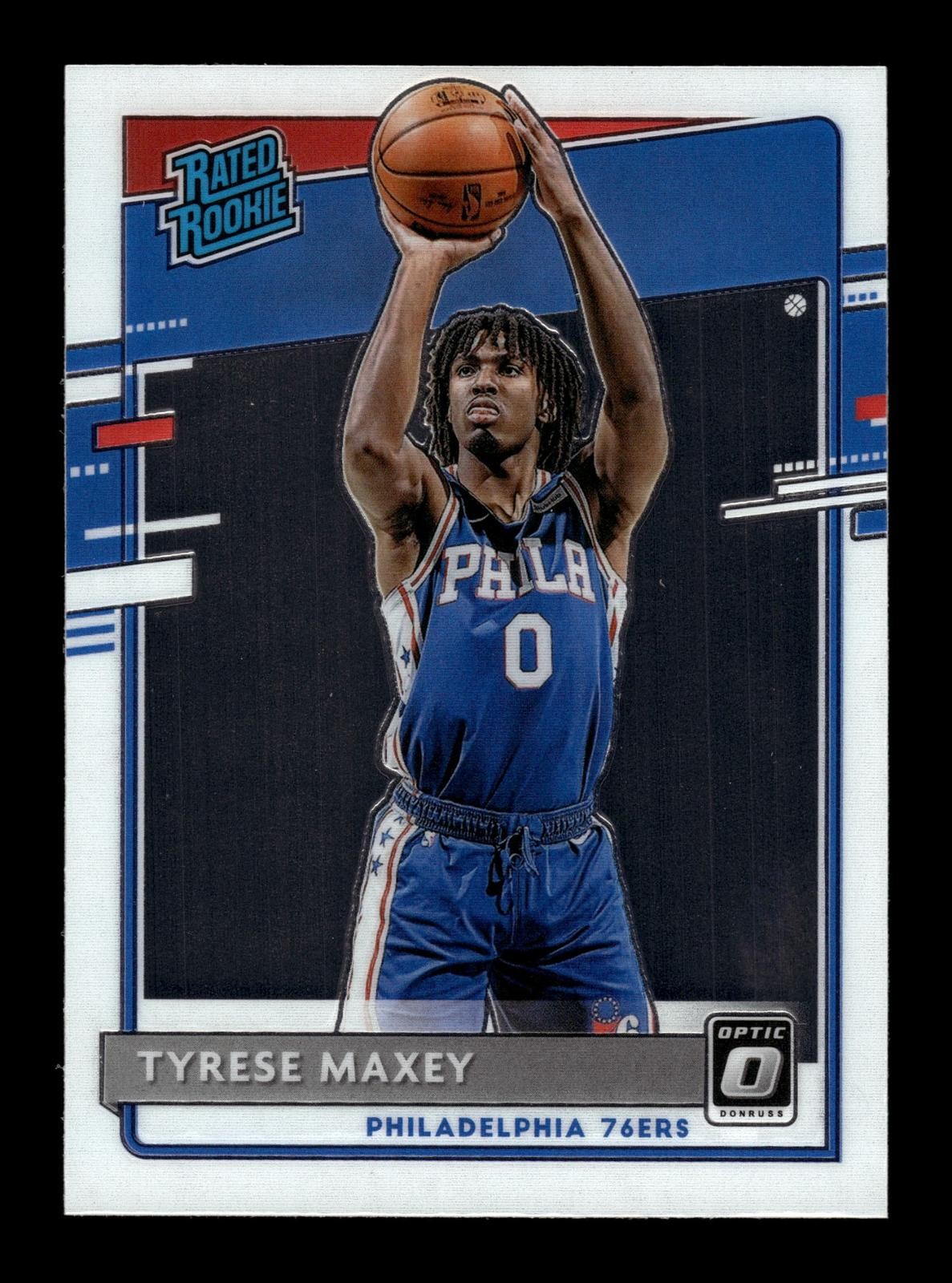 2020-21 Donruss Optic #171 Tyrese Maxey ROOKIE RC
