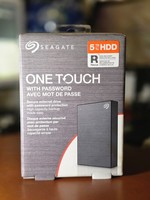 Seagate One Touch 5TB, Password activated hardware encryption, Space Gray