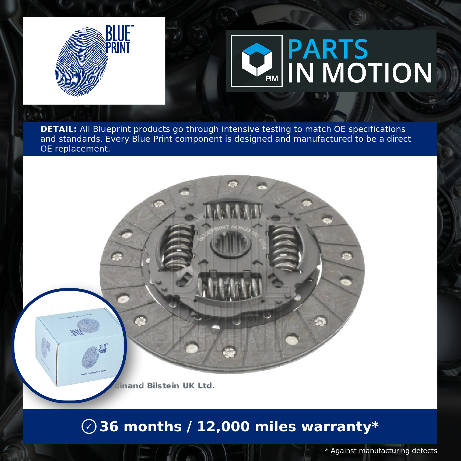 Clutch Centre Plate 215mm ADH23160 Blue Print Friction 22200PLZ006 22200PLZ016