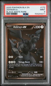 Zekrom ex 172/086 Scarlet & Violet: Black Bolt Black White Rare