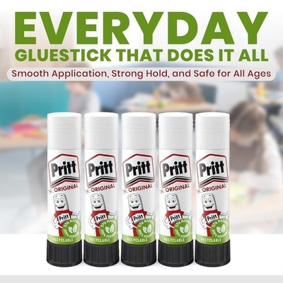 25 Pritt Klebestift sicher & kinderfreundlich Bastelkleber für Basteln 11g