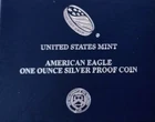 2021 WEST POINT AMERICAN EAGLE ONE OUNCE PROOF COIN 21EA BOX / COA TYPE 1