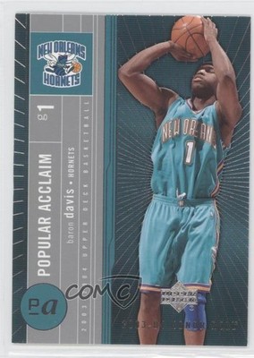 2003-04 Upper Deck Honor Roll Popular Acclaim Baron Davis #PA13
