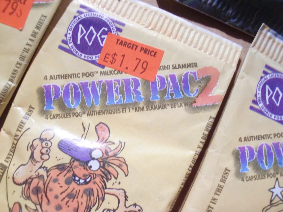 POGS/MILKCAPS POG BY CANADA GAMES (7) UNOPENED POWER PAC SERIES II PRICE TAGS - Image 4 of 4