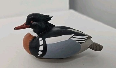 Ducks Unlimited Jett Brunet Red-Breasted Merganser Duck Mini Decoy 2015 READ 
