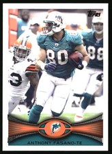 2012 Topps #338 Anthony Fasano Miami Dolphins