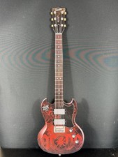 WowWee Paper Jamz Instant Rockstar Guitar AC/DC ACDC 2009 Tested SEE VIDEIO